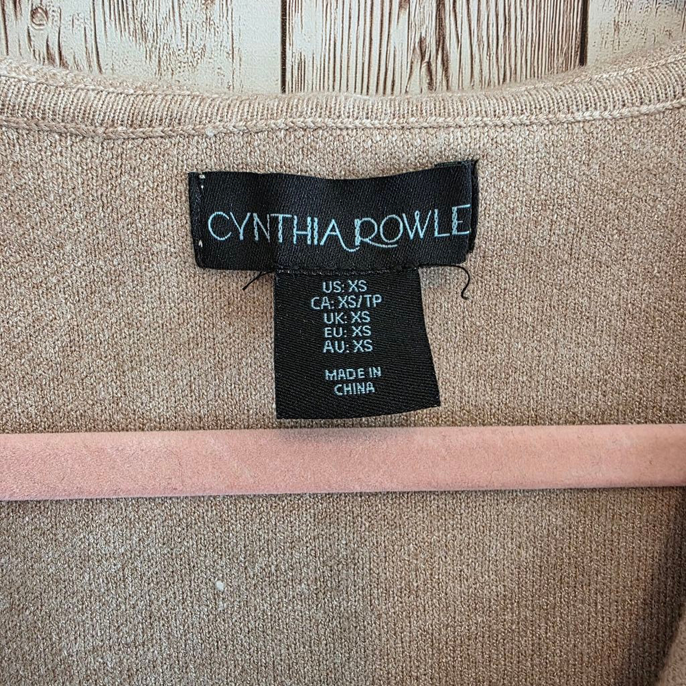 Women's Cynthia Rowley XS Beige Hoodie - Picture 5 of 10